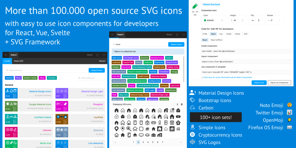 Dive into a vast collection of high-quality icons seamlessly.